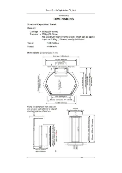 LifeStyle Cabin Dimensions