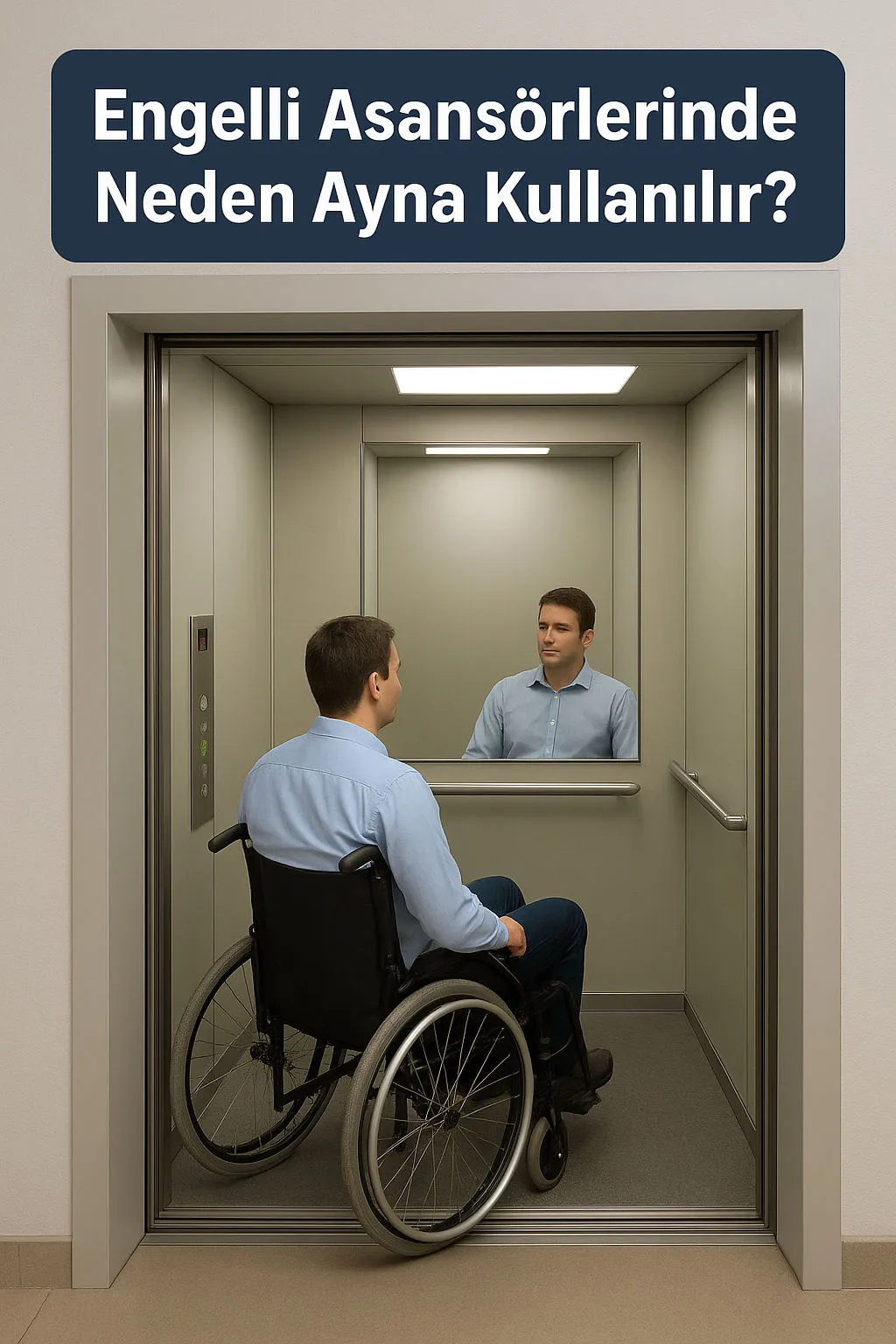 Engelli Asansörlerinde Neden Ayna Kullanılır?