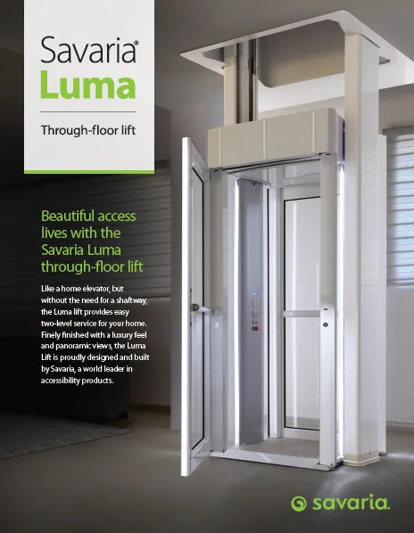 Luma Ev Asansörü Kataloğu